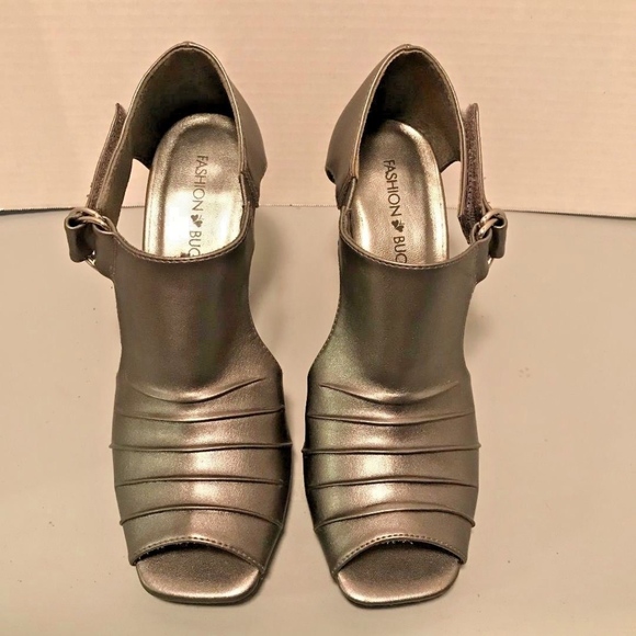 Fashion Bug Fiona Open Toe Pumps - Picture 4 of 5